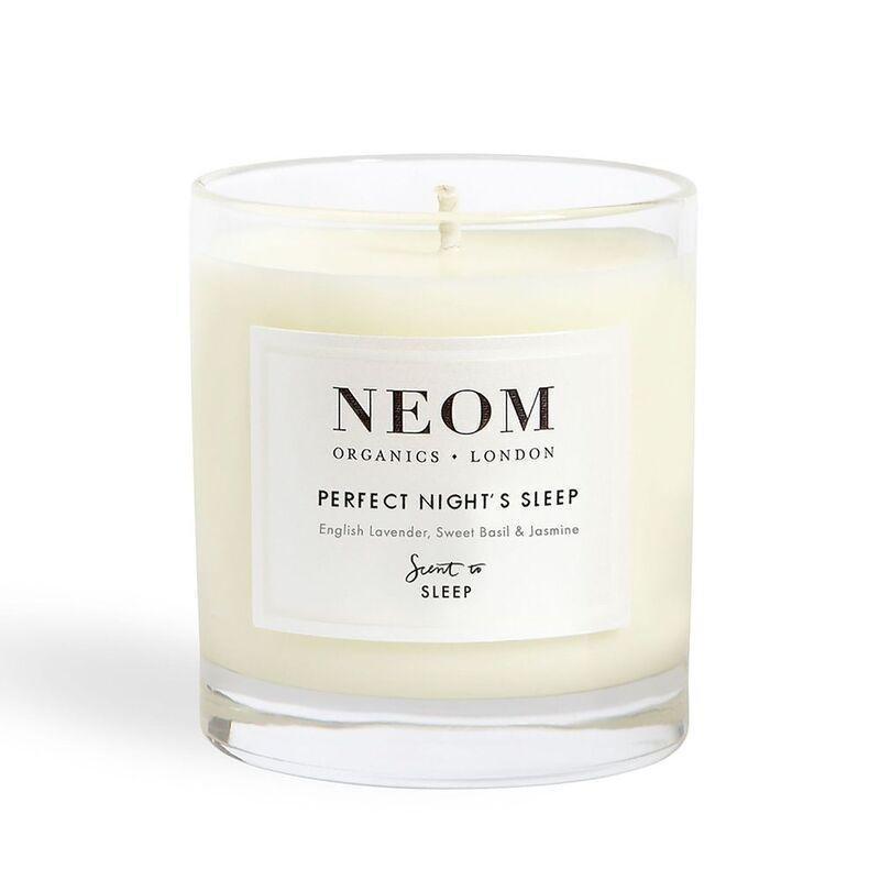 Neom Wellbeing Perfect Night's Sleep Scented Candle (185g) - English Lavender / Sweet Basil / Jasmine, , medium