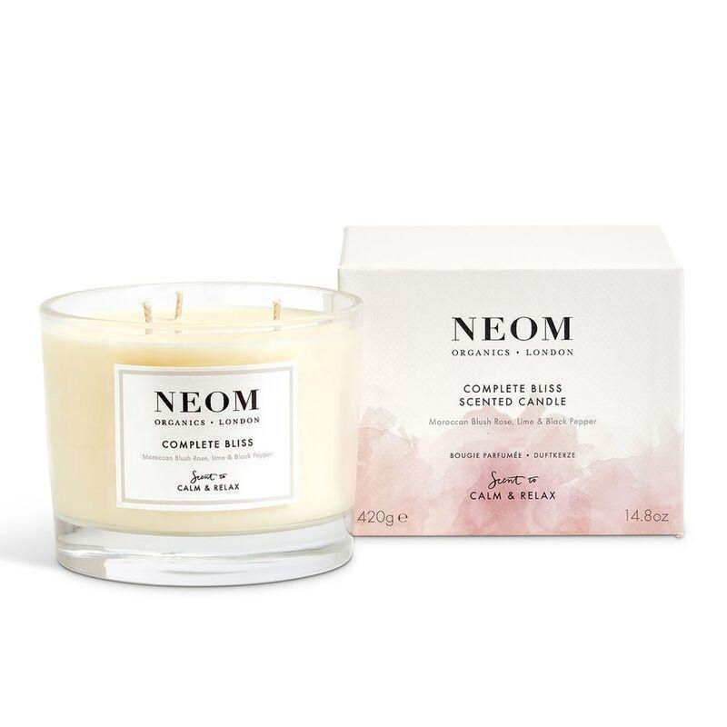 Neom Wellbeing 3 Wick Complete Bliss Scented Candle (420g), , medium