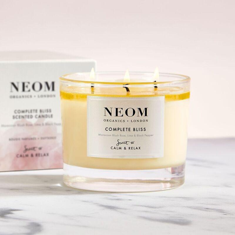 Neom Wellbeing 3 Wick Complete Bliss Scented Candle (420g), , large image number 4