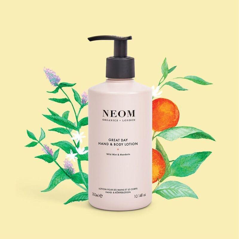 Neom Wellbeing Great Day Body & Hand Lotion (300ml) - Wild Mint / Mandarin, , large image number 1