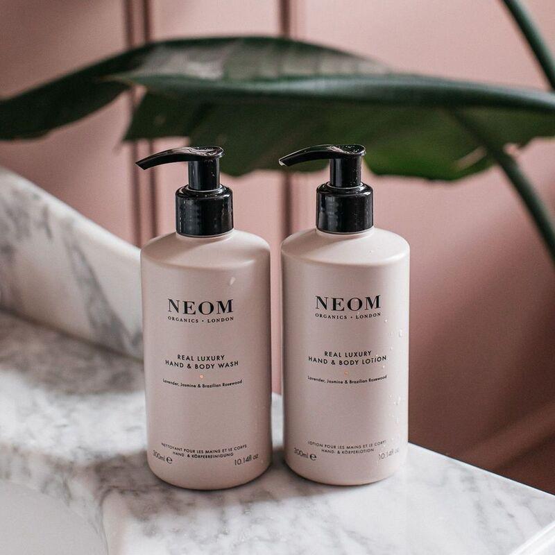 Neom Wellbeing Real Luxury Hand & Body Lotion (300ml) - Lavender / Jasmine / Brazilian Rosewood, , large image number 1