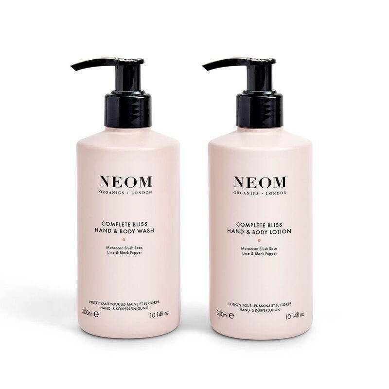 Neom Wellbeing Complete Bliss Hand & Body Lotion (300ml) - Moroccan Blush Rose / Lime / Black Pepper, , large image number 4
