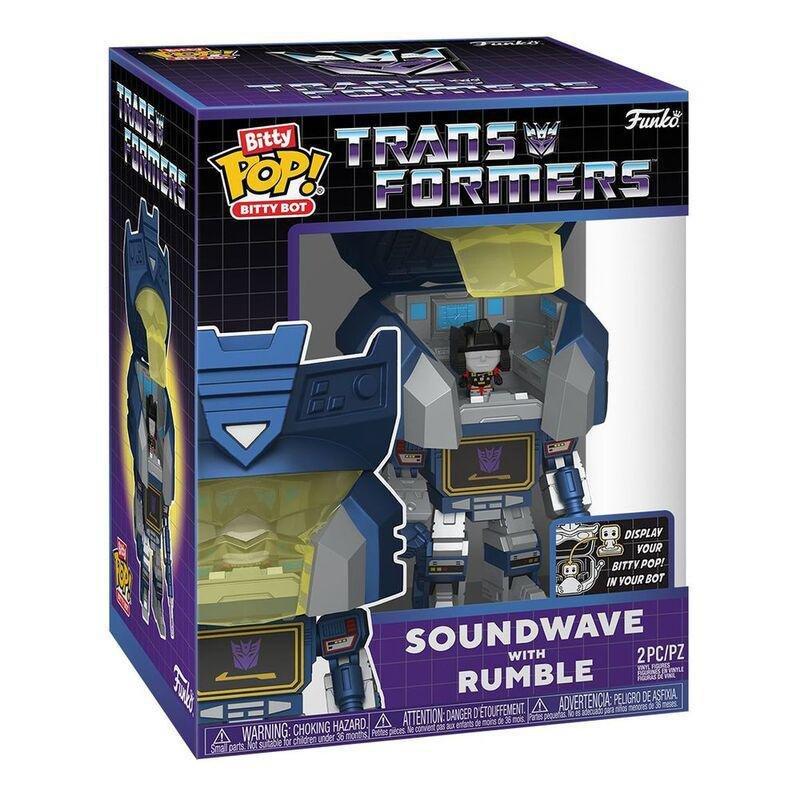Funko Pop! Bitty Bots Movies Transformer Soundwave Vinyl Figure, , medium