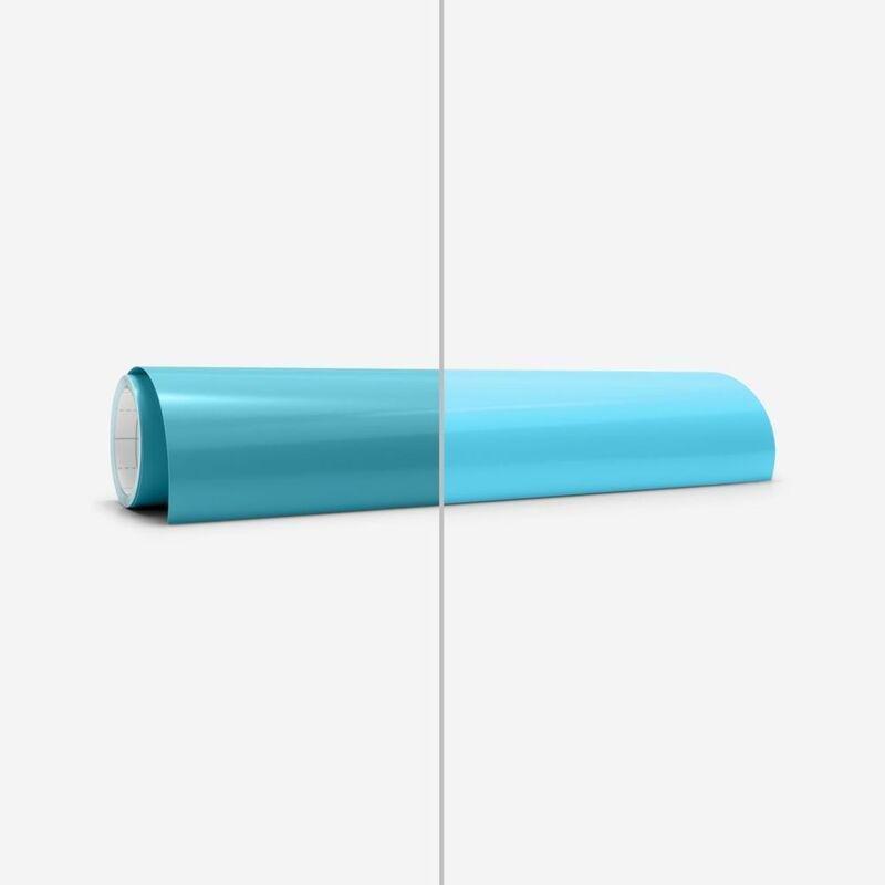 Cricut Heat-Activated Color-Changing Vinyl Permanent (2Ft) - Turquoise To Light Blue, , large image number 0