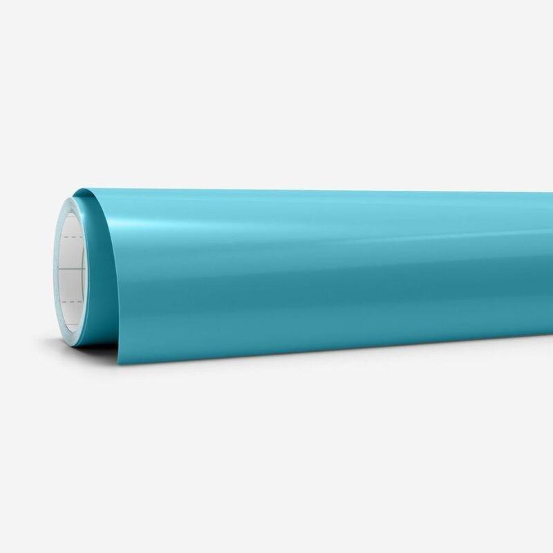 Cricut Heat-Activated Color-Changing Vinyl Permanent (2Ft) - Turquoise To Light Blue, , large image number 1