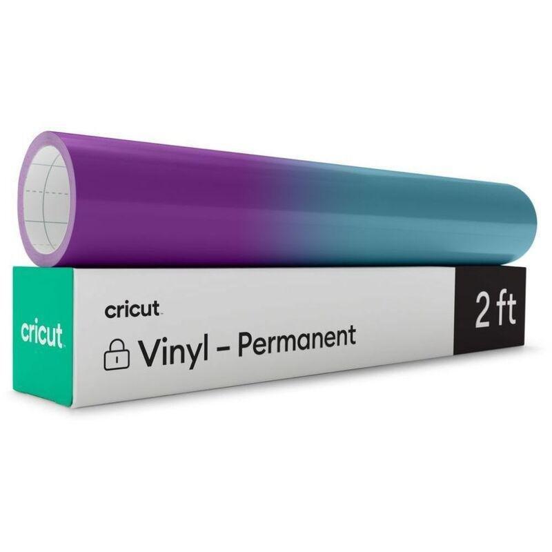 Cricut Heat-Activated Color-Changing Vinyl Permanent (2Ft) - Purple To Turquoise, , large image number 0