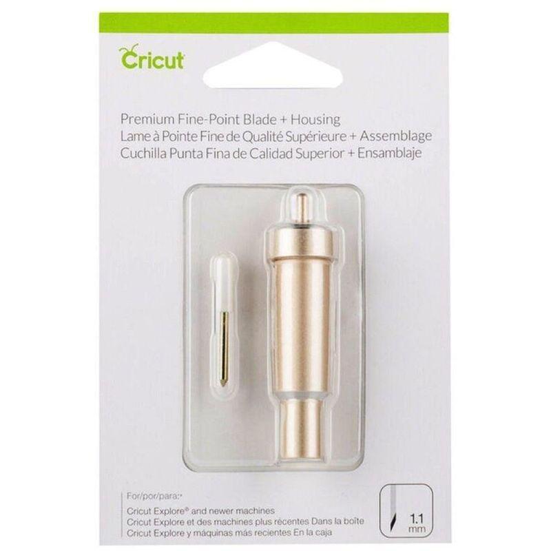 Cricut Premium Fine-Point Blade Plus Housing (1.1mm) - Gold, , large image number 1