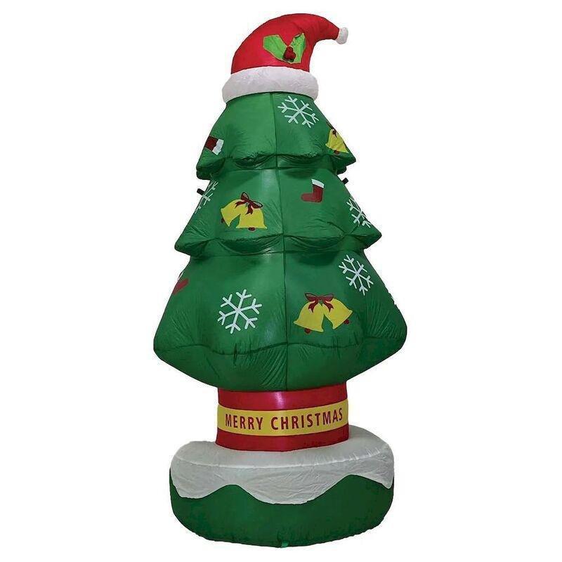 Mad Toys Christmas Tree with a Hat with LED Lights, , large image number 0