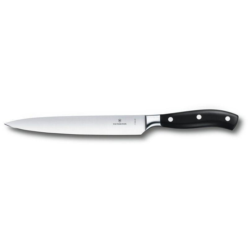Grand Maitre - 20cm Carving Knife - Straight Edge Pom Handle, , medium