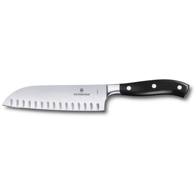 Grand Maitre - 17cm Santoku Knife - Fluted Pom Handle, , large image number 0