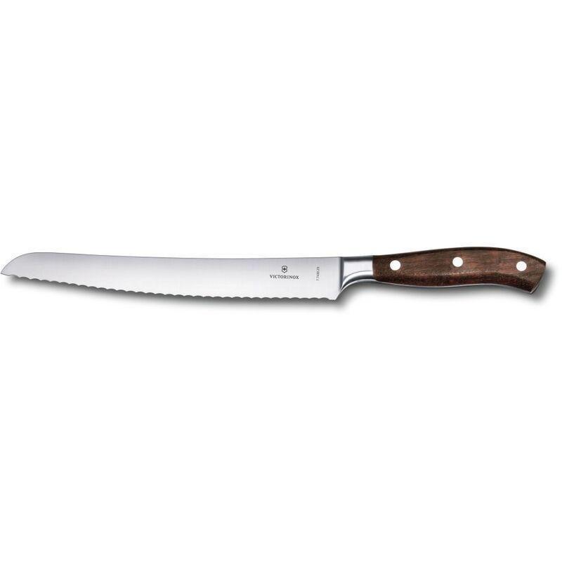 Grand Maitre - 23cm Bread Knife - Wavy Wood Handle, , medium