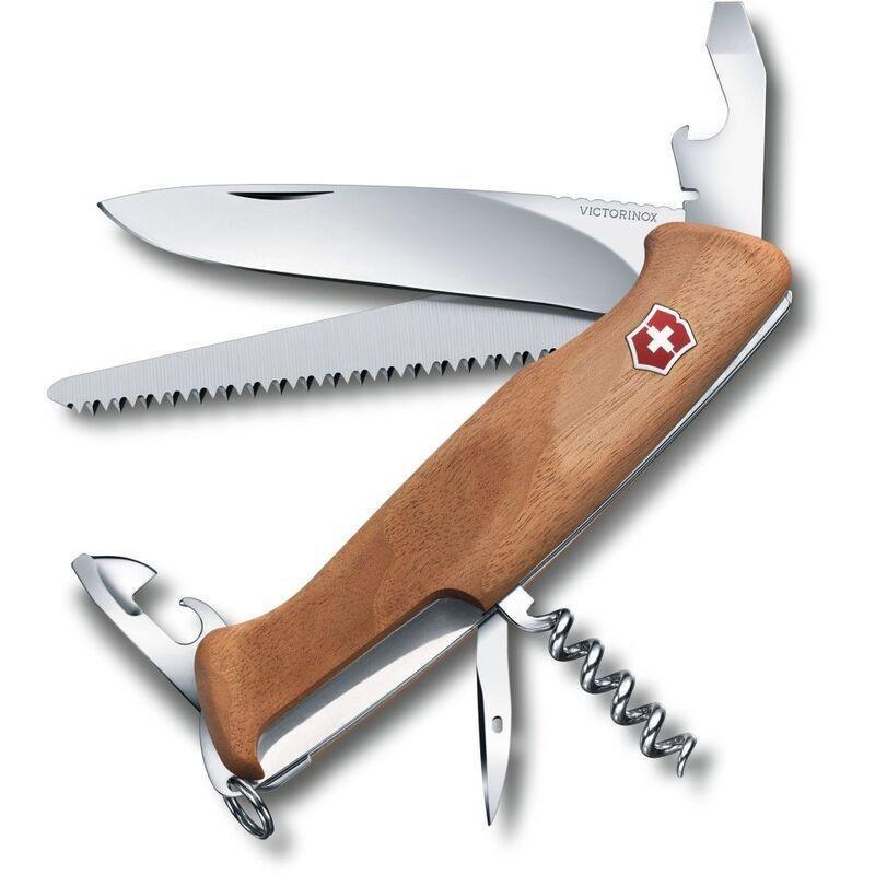 Victorinox - Ranger 55 Wood 130mm Pocket Knife - Brown, , medium