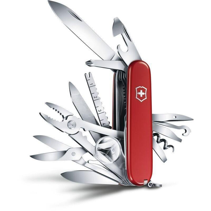 Victorinox - Swiss Champ 91mm Pocket Knife - Red, , large image number 0
