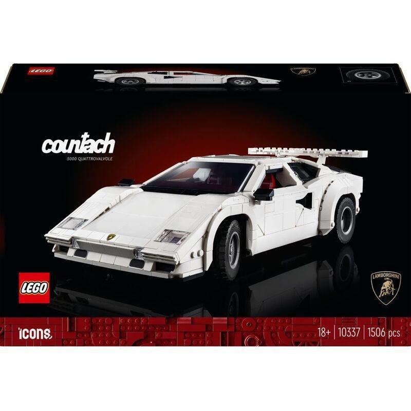 LEGO ICONS Lamborghini Countach 5000 Quattrovalvolve 10337 (1506 Pieces), , large image number 1