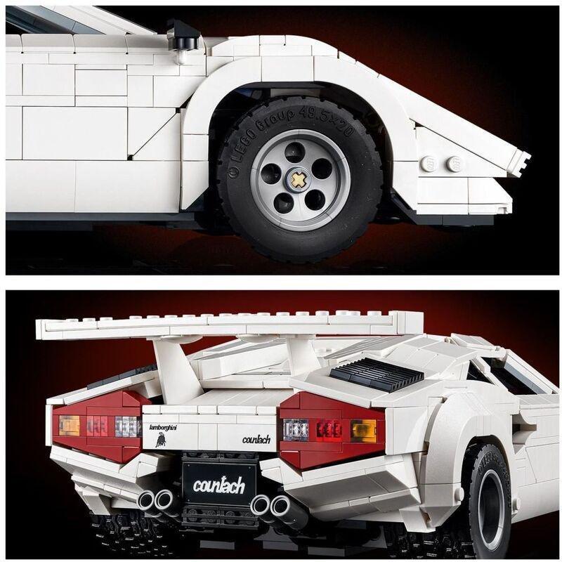 LEGO ICONS Lamborghini Countach 5000 Quattrovalvolve 10337 (1506 Pieces), , large image number 3