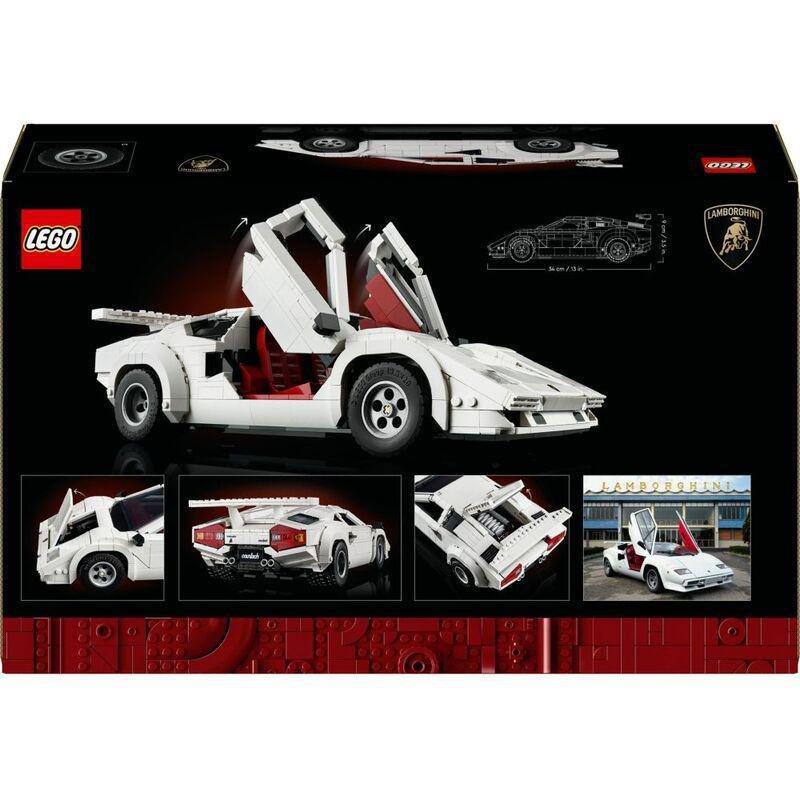 LEGO ICONS Lamborghini Countach 5000 Quattrovalvolve 10337 (1506 Pieces), , large image number 6