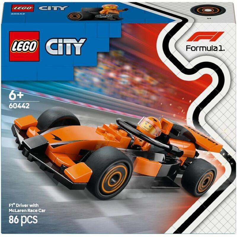 LEGO City F1 Driver With Mclaren Race Car 60442 (86 Pieces), , large image number 1