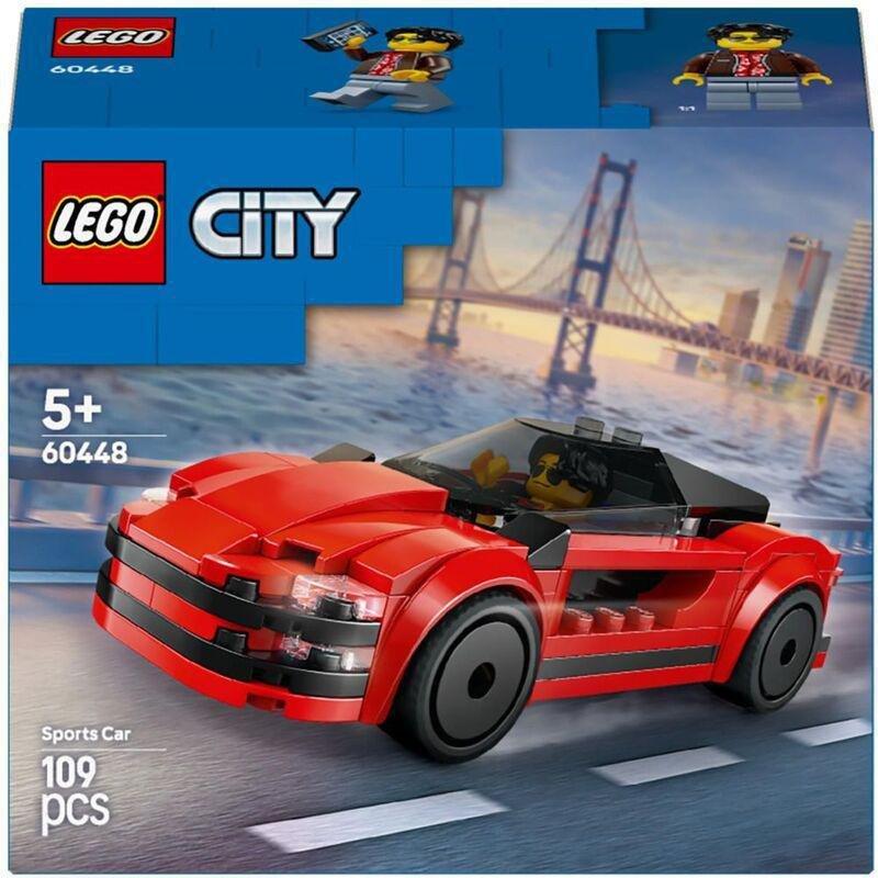 LEGO City Red Sports Car 60448 (109 Pieces), , medium