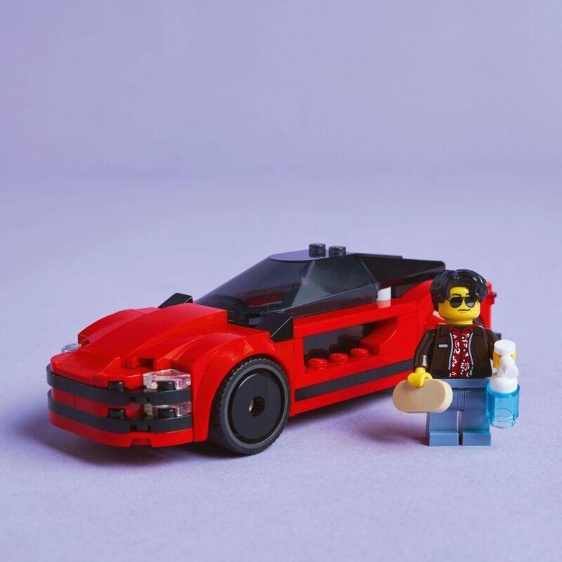 LEGO City Red Sports Car 60448 (109 Pieces), , large image number 3