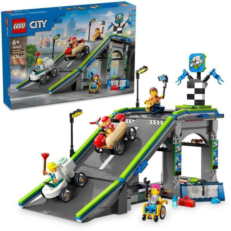 LEGO City No Limits - Race Car Ramp Track 60460 (436 Pieces), , medium