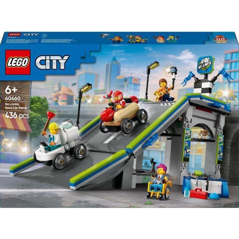 LEGO City No Limits - Race Car Ramp Track 60460 (436 Pieces), , large image number 2