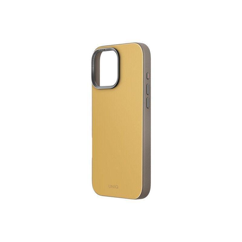 Uniq Hybrid iPhone 16 Pro Max Magclick Charging Lyden Case - Canary Yellow/Flint Grey, , large image number 2