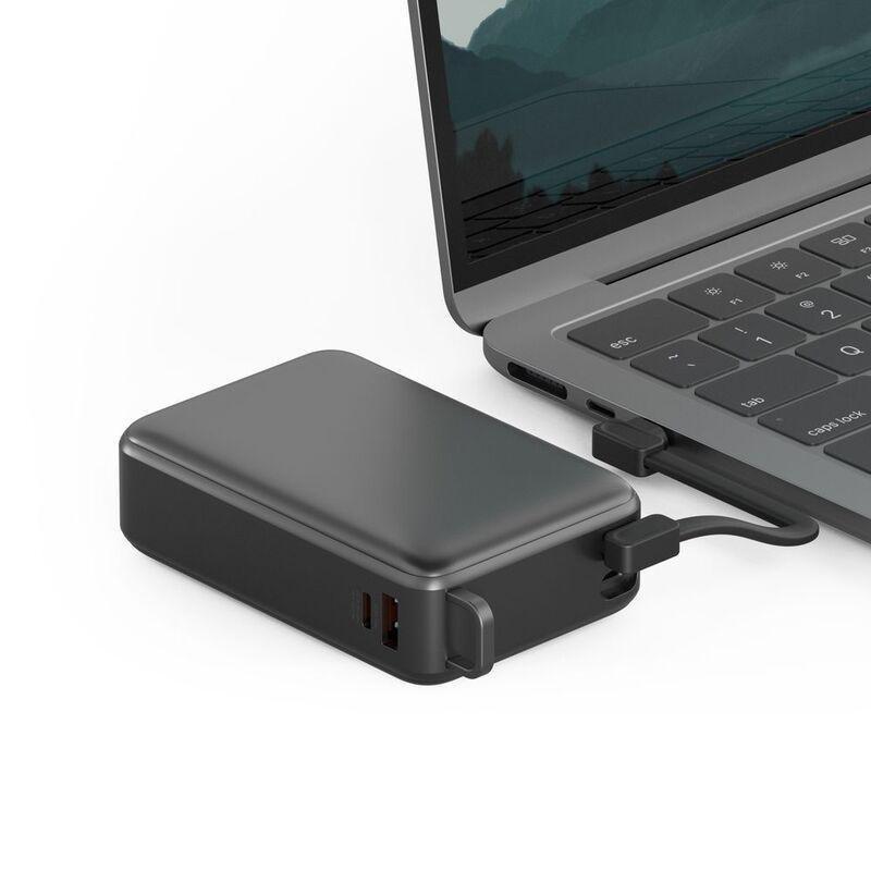 Energea Compac Ultra 67 20000 Mah Power Bank With Built In USB-C Cable PD67W - Gun, , large image number 3