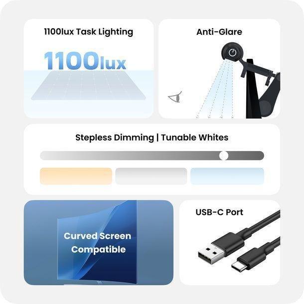 Xiaomi Yeelight Pura Lite Monitor Light Bar Lite - Black - 16774, , large image number 0