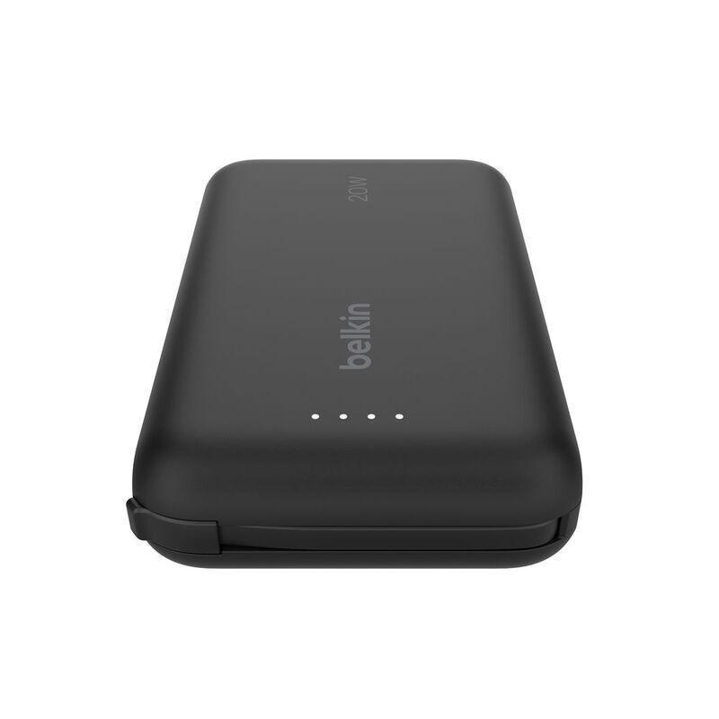 Belkin Power Bank 10000 Mah With Intergrated USB-C Cable - Black, , large image number 3