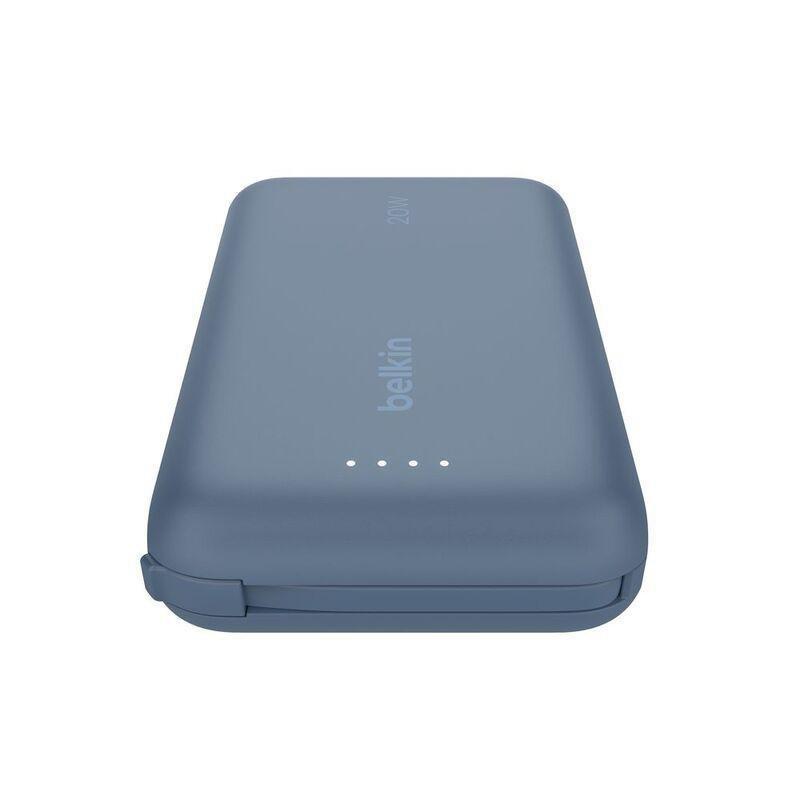 Belkin Power Bank 10000 Mah With Intergrated USB-C Cable - Blue, , large image number 2
