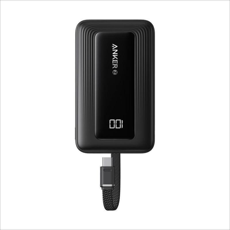 Anker Power Bank 10000mAh 30W/ Built-In USB-C Cable - Black, , large image number 1