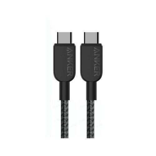 Anker USB-C To USB-C 3 ft/ 240W/ Braided Cable- Black, , large image number 0