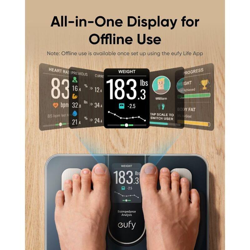 Eufy Smart Scale C20 -T9130011 - Black, , large image number 1
