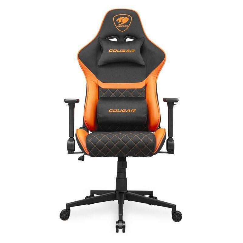 Cougar Armor One V2 Gaming Chair - Orange Fabric, , medium