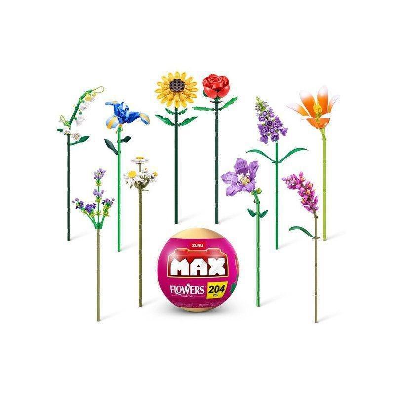 Zuru Max Premium Flowers Collection Building Bricks Long Flowers Series 1 (Assortment - Includes 1), , large image number 0