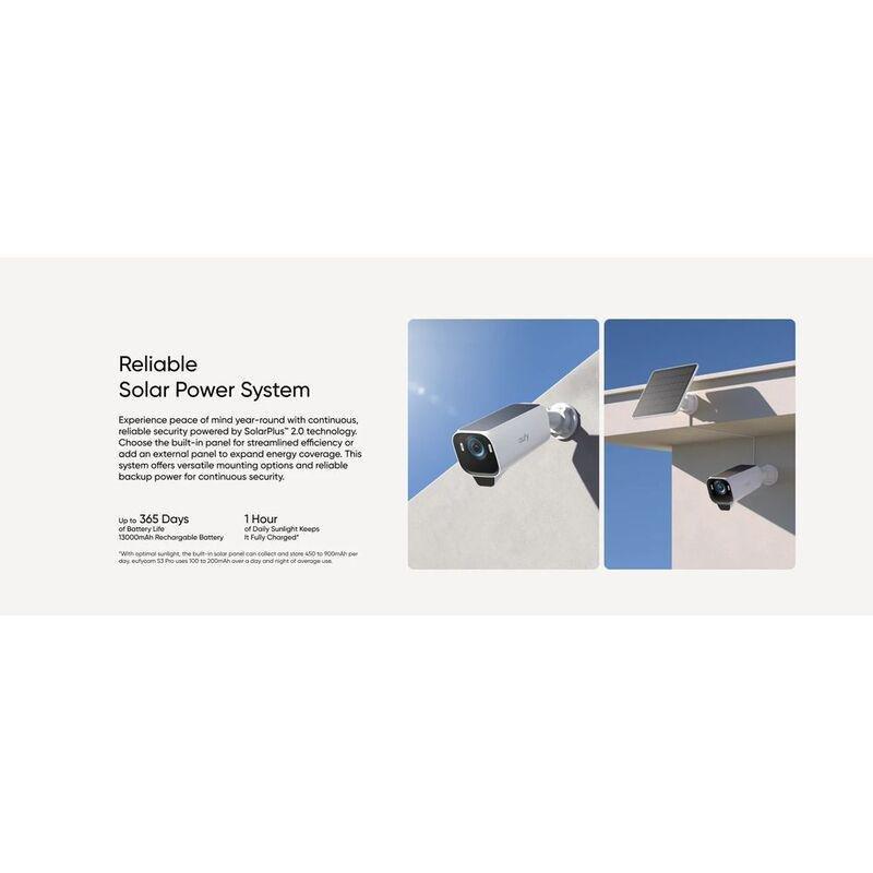 Eufycam S3 Pro Add-On Security Camera - T81623W1, , large image number 0