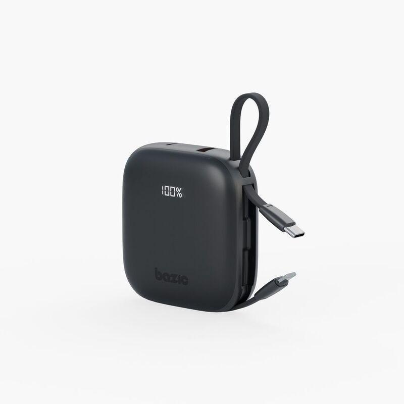 Bazic Gopower Fusion 3-in-1 10000Mah Powerbank With Built In USB C And Lightning Cable - Truffle, , large image number 0