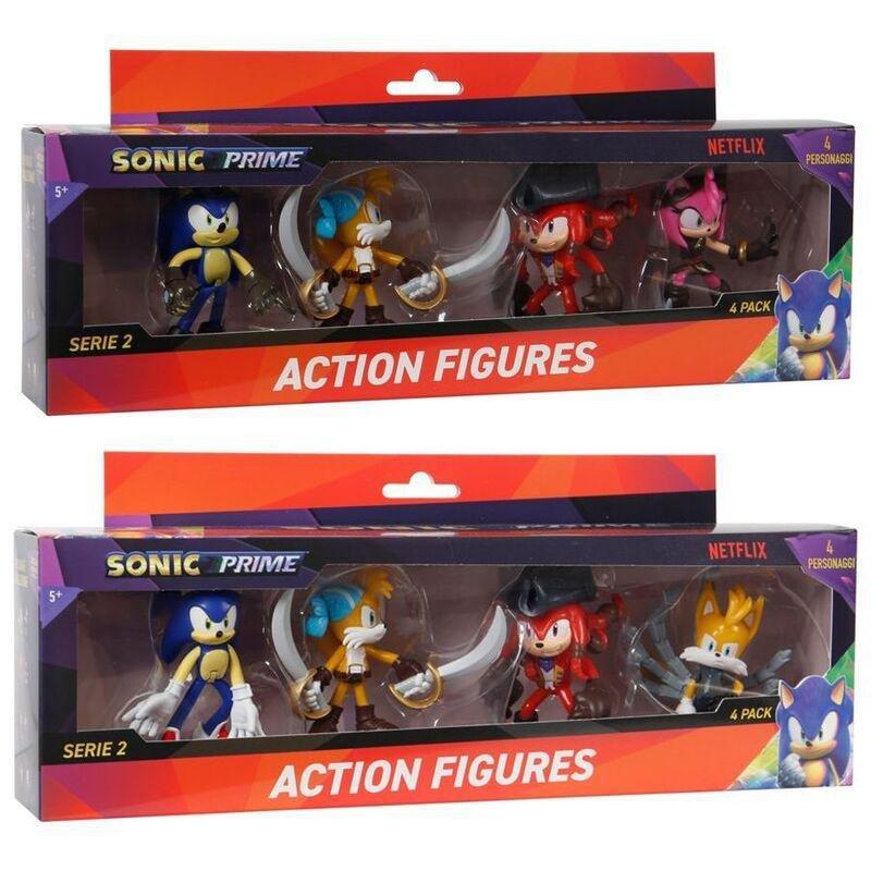 PMI Sonic Prime Netflix Series 2 Ariculated Action Figures (Pack Of 4) (Assortment - Includes 1), , medium