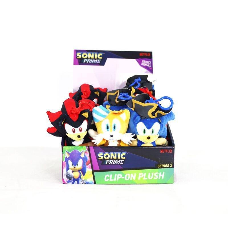 PMI Sonic Prime Netflix Clip-On 6-Inch Plush Toy (Assortment - Includes 1), , large image number 0