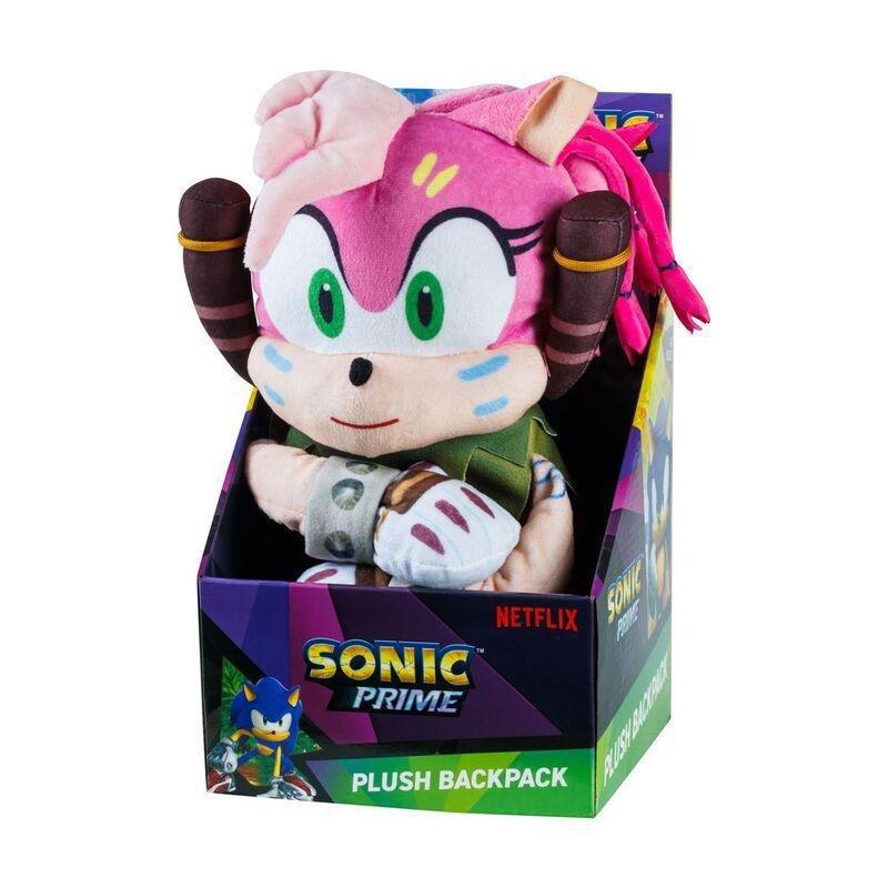 PMI Sonic Prime Netflix 12-Inch Plush Toy Backpack (Assortment - Includes 1), , large image number 1