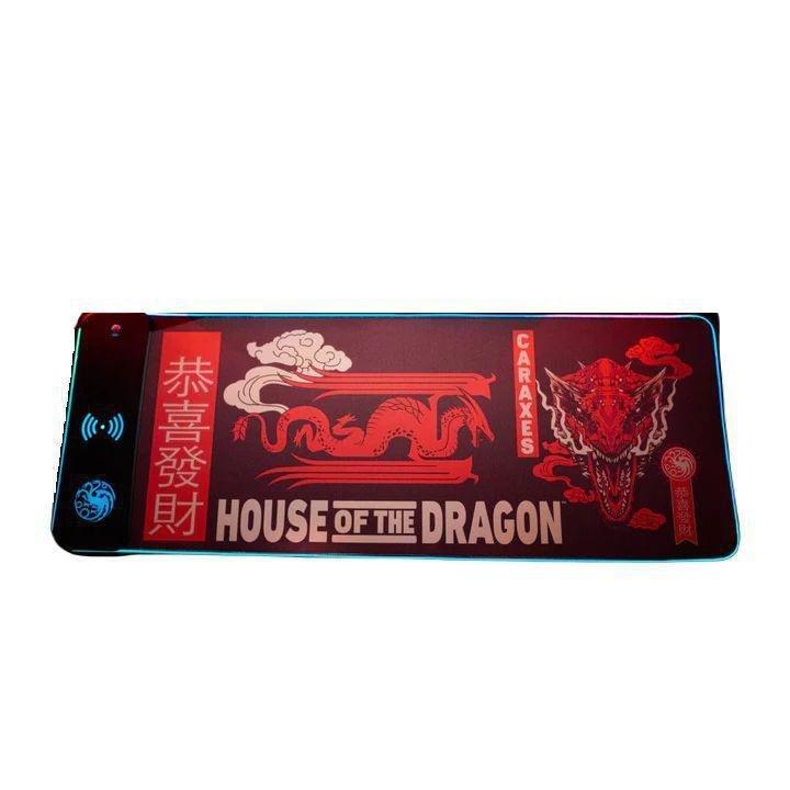 Numskull House Of Dragons XXL Gaming Mat & Mobile Charger, , large image number 0