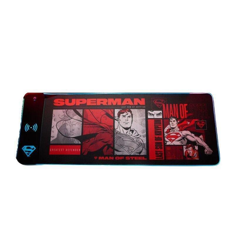 Numskull Superman XXL Gaming Mat & Mobile Charger, , large image number 0