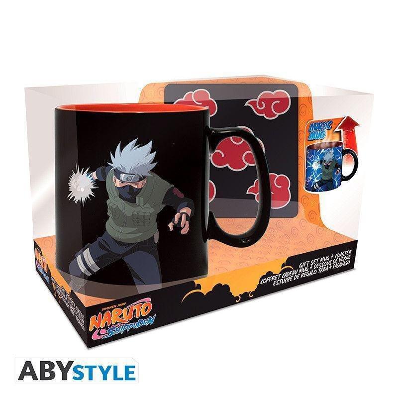 Abystyle Naruto Shippuden Hot And Cold Mug Changing And Coaster Gift Set (Assortment - Includes 1), , large image number 0