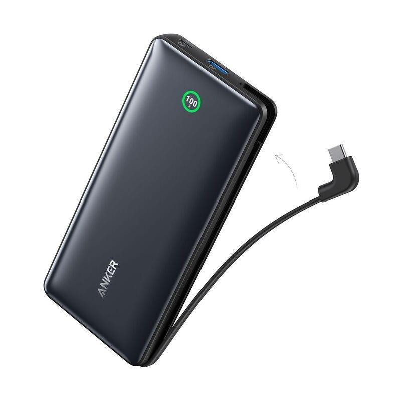 Anker Nano Power Bank 20000mAh/ 30 W Built In C Cable With Display - Black, , medium
