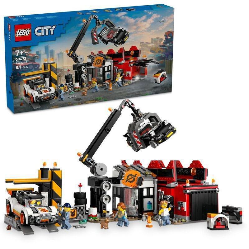 LEGO City Scrapyard With Cars 60472 (871 Pieces), , large image number 0