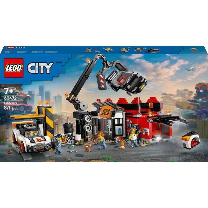 LEGO City Scrapyard With Cars 60472 (871 Pieces), , large image number 1