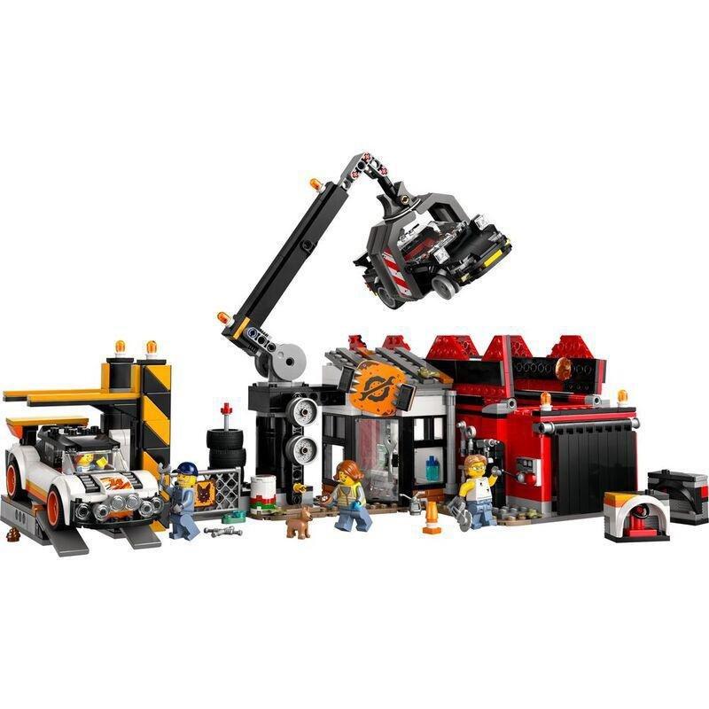 LEGO City Scrapyard With Cars 60472 (871 Pieces), , large image number 6