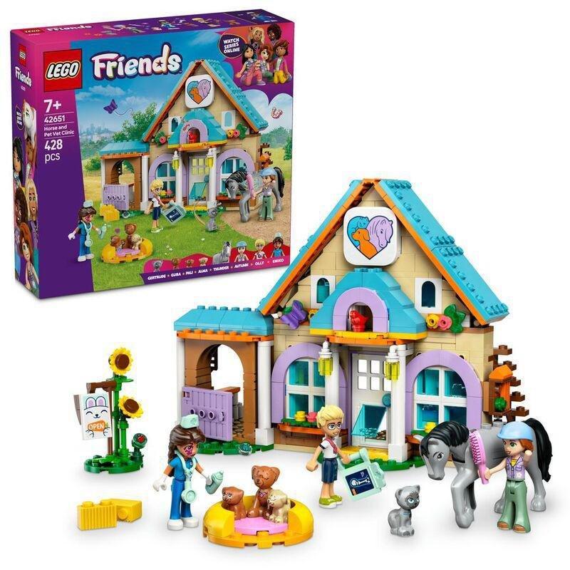 LEGO Friends Horse And Pet Vet Clinic 42651 (428 Pieces), , large image number 0