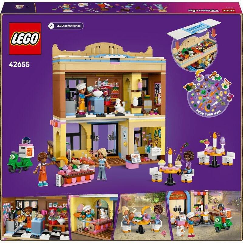 LEGO Friends Restaurant And Cooking School 42655 (896 Pieces), , large image number 1