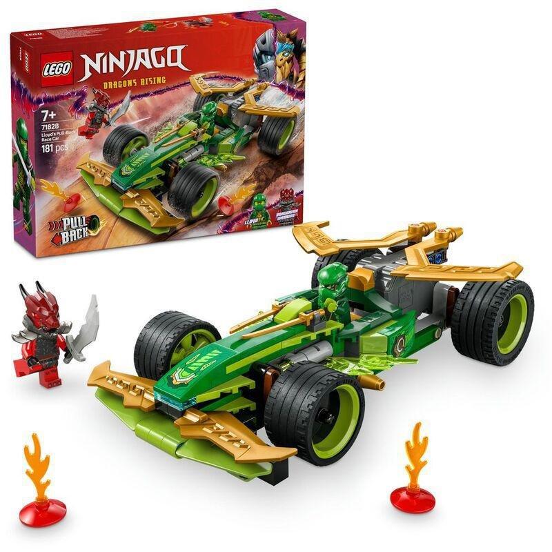 LEGO Ninjago Dragons Rising Lloyd's Pull-Back Race Car 71828 (181 Pieces), , large image number 0